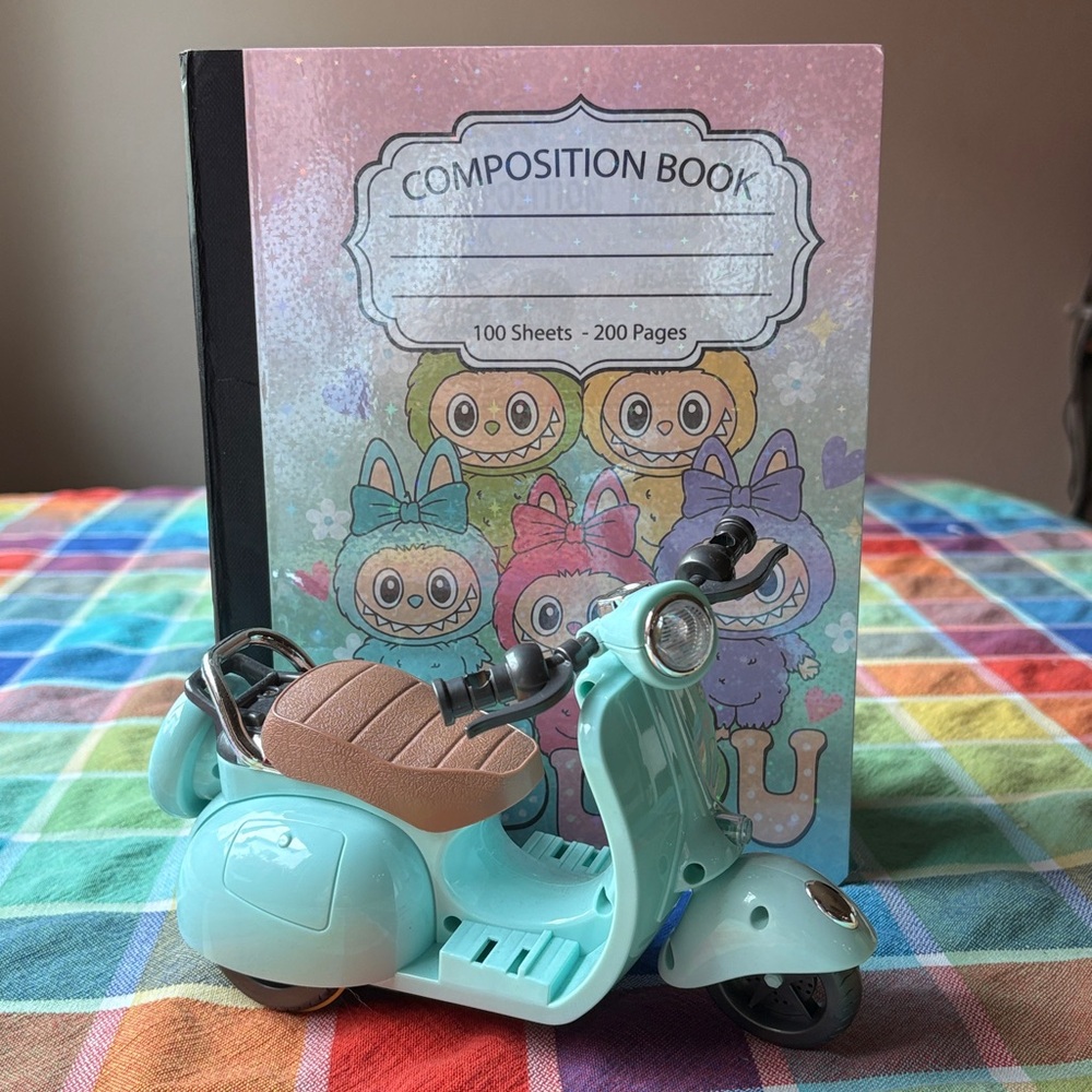 🛵👹🛵  LABUBU NOTEBOOK & SCOOTER 🛵 - Picture 13 of 16